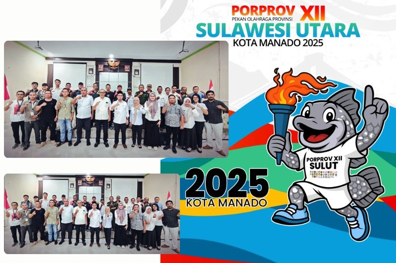 Rapat Kerja KONI Boltara Matangkan Target Emas di Porprov Sulut XII 2025